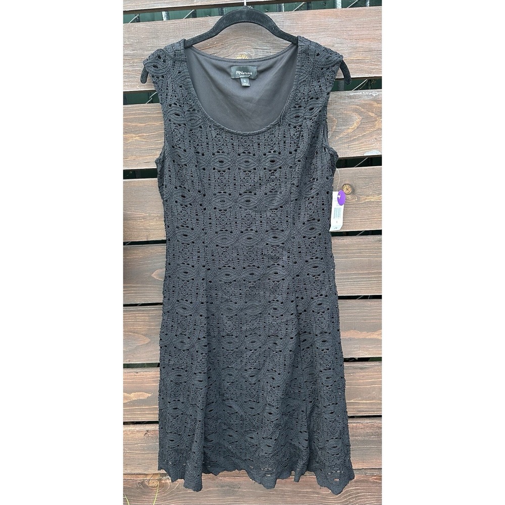 New RN Studio By Ronni‎ Nicole Black Knit Black Sleeveless Dress *Size 6 $74